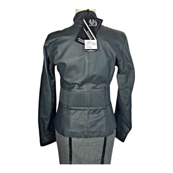 Authentic Belstaff Gold Label Leather “Little Jacket” EU 42 Made In Italy NWT - Picture 6 of 12